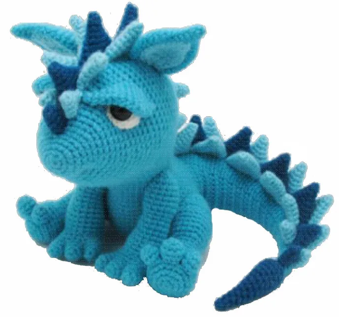 Милая большая Фигурка динозавра ручной работы вязаная игрушка подарок вязаная кукла лучший подарок на день рождения(готовая, не сделай сам