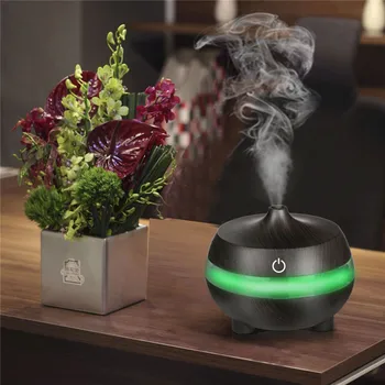 

USB Aroma Essential Oil Diffuser Ultrasonic Cool Mist Humidifier Air Purifier 7 Color Change LED Night light For Office Home Car