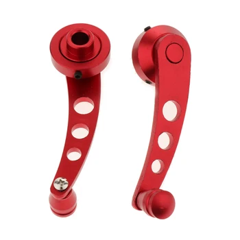 

Parts Window cranks Fix rings Screws Universal Aluminum Red Professional