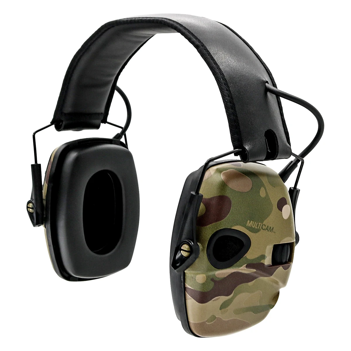 Tático fone de ouvido camo multicam tiro