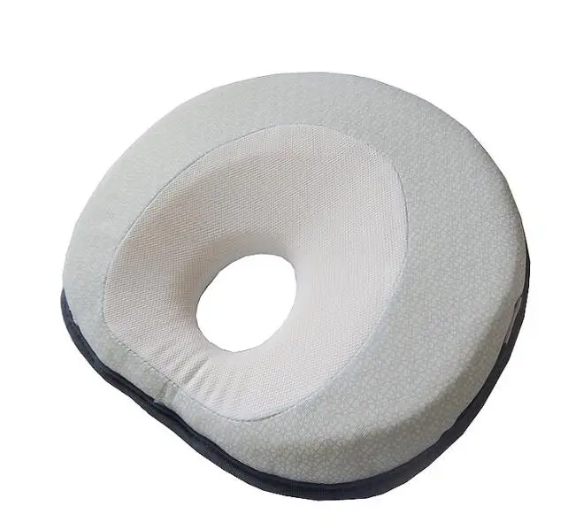 YTL002D Newborn Flat Head Pillow Head Shaping Positioner Baby Pillow boy girl Infant baby Heart-shaped cute sponge - Цвет: YTL002D