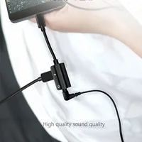 מסוג c CBAOOO מתאם עבור iPhone סוג C כדי 3.5mm שקע אוזניות Charge ממיר USB מסוג C אודיו מתאם (5)
