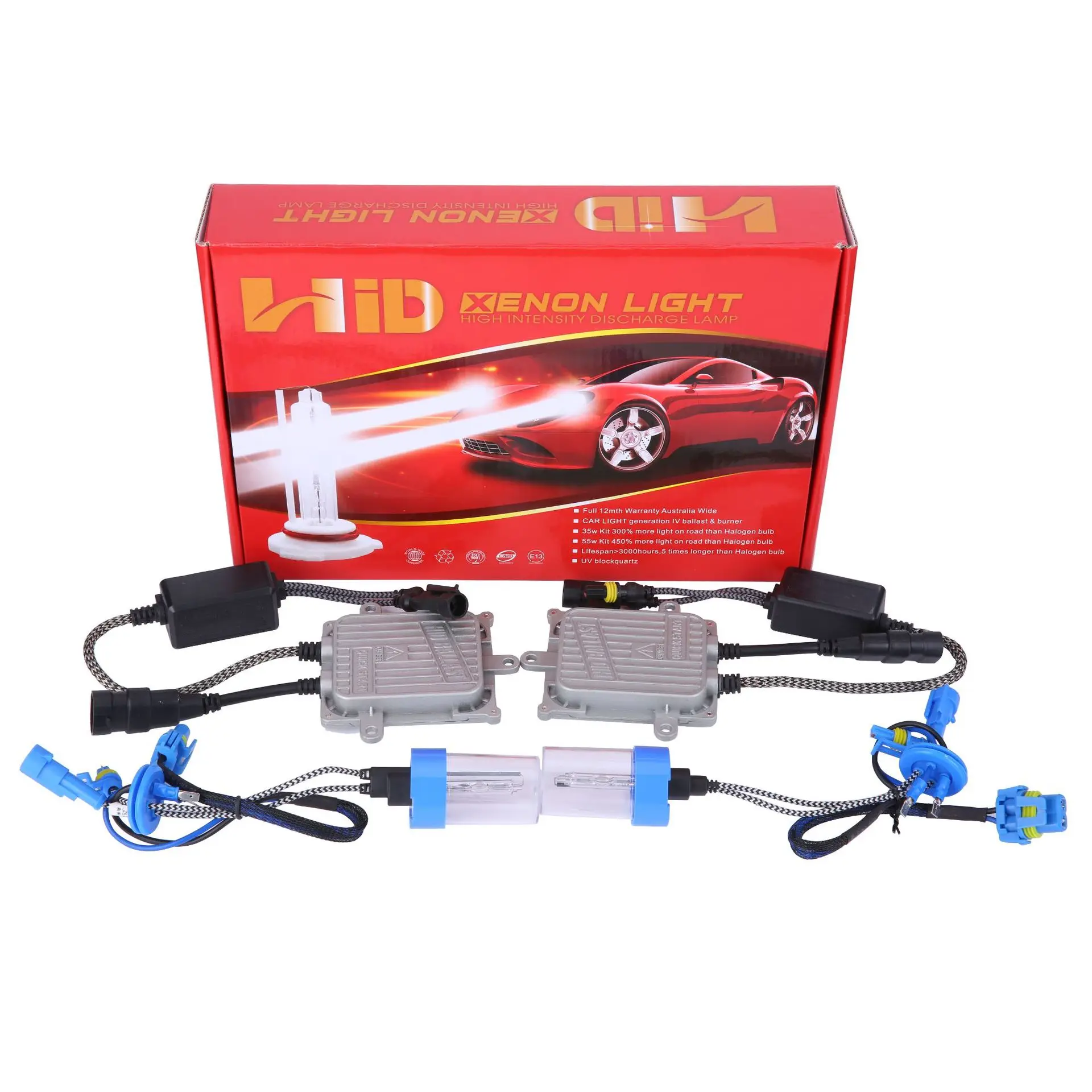 

55W Highlight QSP Xenon Lamp Set H1 H7 H4 Second Fast qi da Lamp