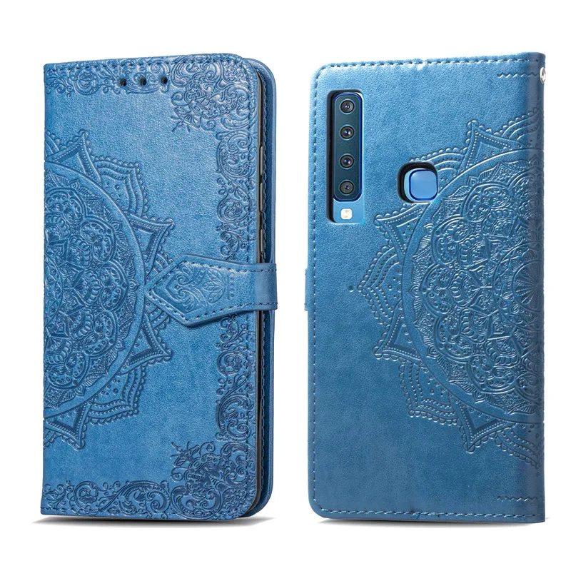 

For SamSung Galaxy A 9 2018 Case Leather Wallet Card Slot Back Cover For SamSung A9 2018 A9S A920 Flip Phone Anti-fall Cover