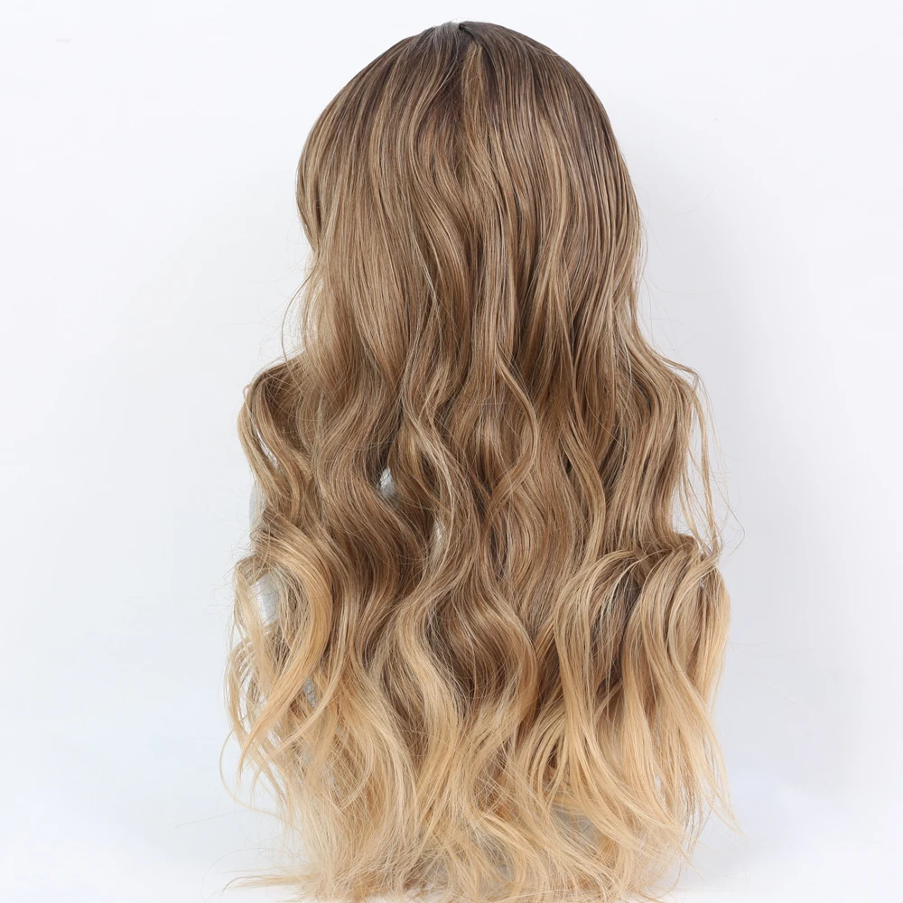 Synthetic Lace Wigs For Women Middle Parting 26inch Long Wavy Hair Cosplay/Daily 3 Color optional High Temperature Fiber Synthetic Lace Wigs For Women Middle Parting 26inch Long Wavy Hair Cosplay/Daily 3 Color optional High Temperature Fiber