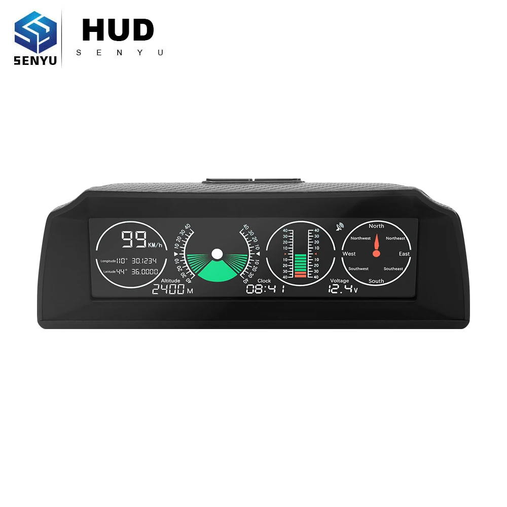 HUD Дисплей GO2 Авто GPS Скорость ometer прикуривателя автомобиля проектор цифровой