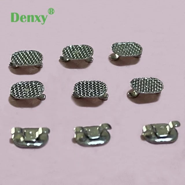 Lot De 100 Boutons Linguistiques Métalliques Collables Pour Orthodontie - Modèle SCK-M-10