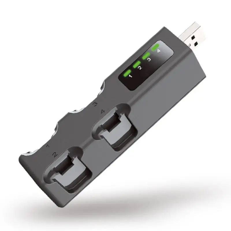 

Portable USB Hub Wireless Charger Four Charging Station for NS Switch JoyCon M2EC
