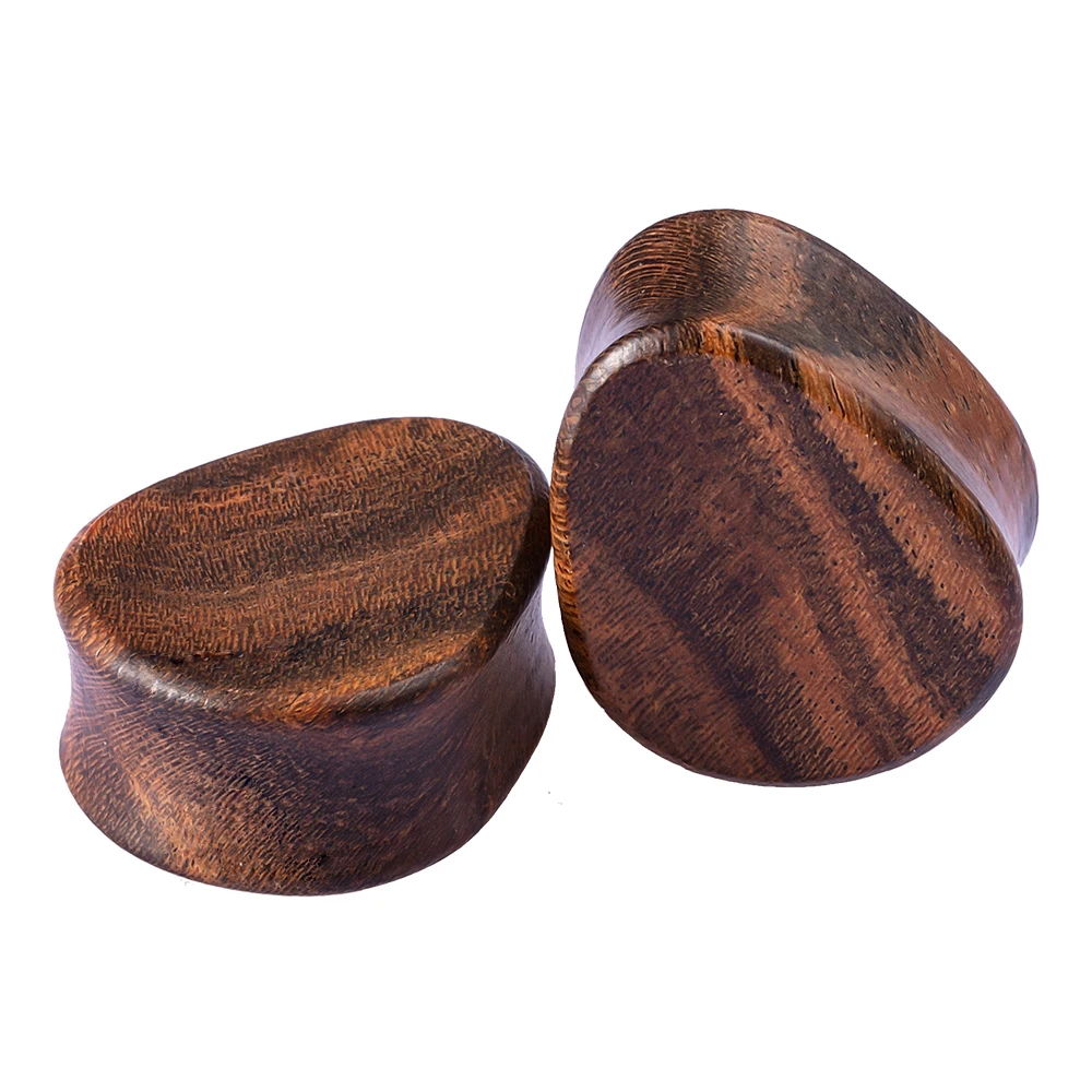 14MM 1PC Натуральное дерево, акрил, ушной наконечник, носилки, серьги, расширитель, телесный тоннель, пирсинг, ювелирные изделия, двойные, расклешенные, седло, носилки - Окраска металла: 14MM 1PC