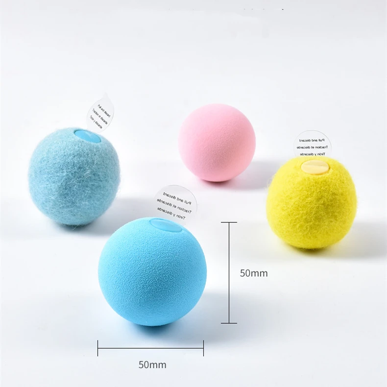 Smart Cat Toys Interactive Ball Catnip Cat Training Toy New Gravity Smart Touch Sounding Pet Toys Squeak Toys Ball