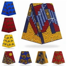 Голландский Африканский вощеная ткань Tissus африканская ткань новая последняя хлопок африканская ткань настоящий воск принт Анкара оригинальная восковая ткань
