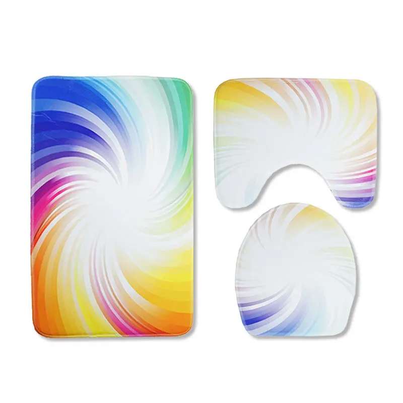 Cloor floor Zeegle красочный Коврик для ванной комнаты, нескользящий ковер для ванной комнаты, Впитывающий Коврик для ванной комнаты, коврик для туалета, коврики для душевой комнаты - Цвет: Cloor floor