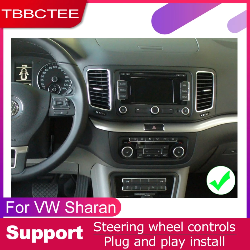 TBBCTEE android автомобильный dvd GPS; Мультимедийный проигрыватель для Volkswagen VW Sharan 2010~ автомобильный dvd Навигация Радио Аудио видео плеер