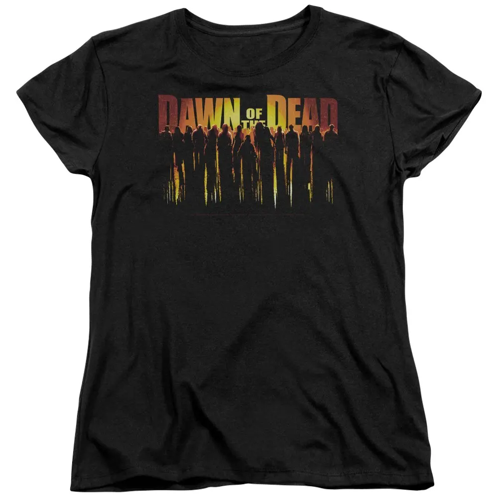 Dawn OF THE dead sci-fi zombie movie walking футболка с надписью для мужчин принтом Летний стиль хит |