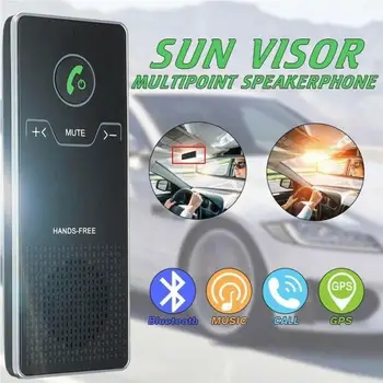 

1pcs Bluetooth Handsfree Car Kit Sun Visor Type Car Bluetooth Handsfree Receiver Usb Charger Stereo Audio Receiver Adapter