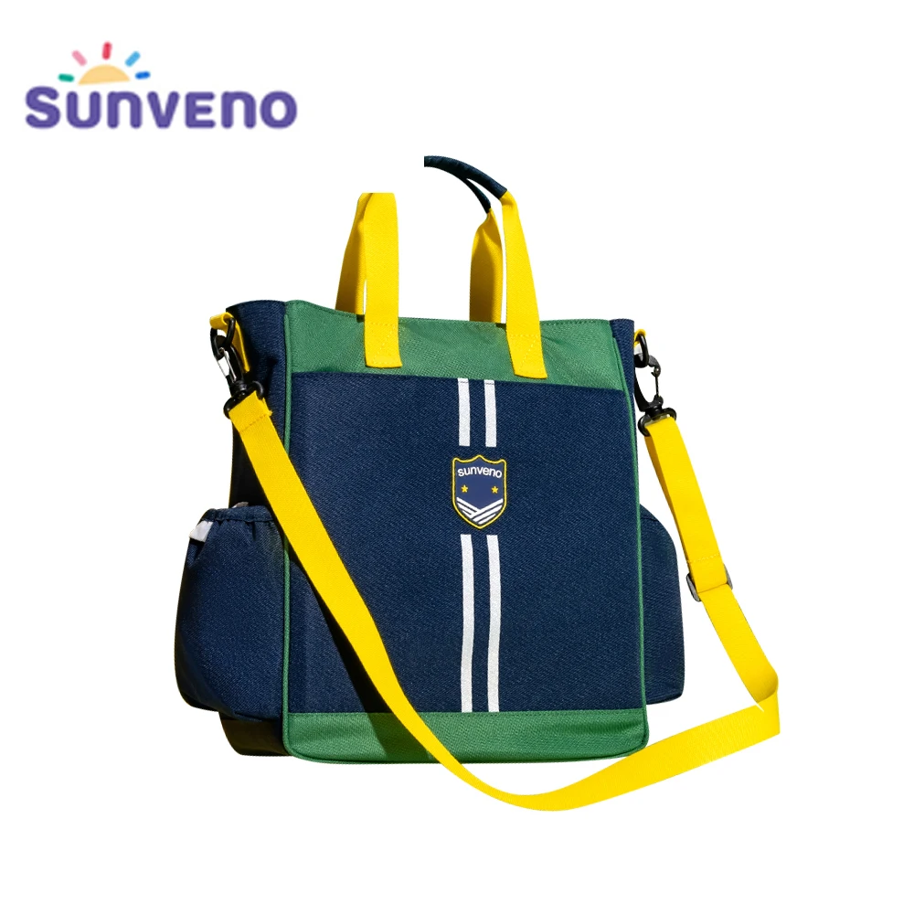 

Sunveno 2019 New School Bag Shoulder Handbag Crossbody Bag Tote Handbag Large Capacity Luggage Organizer for Boys and Girls