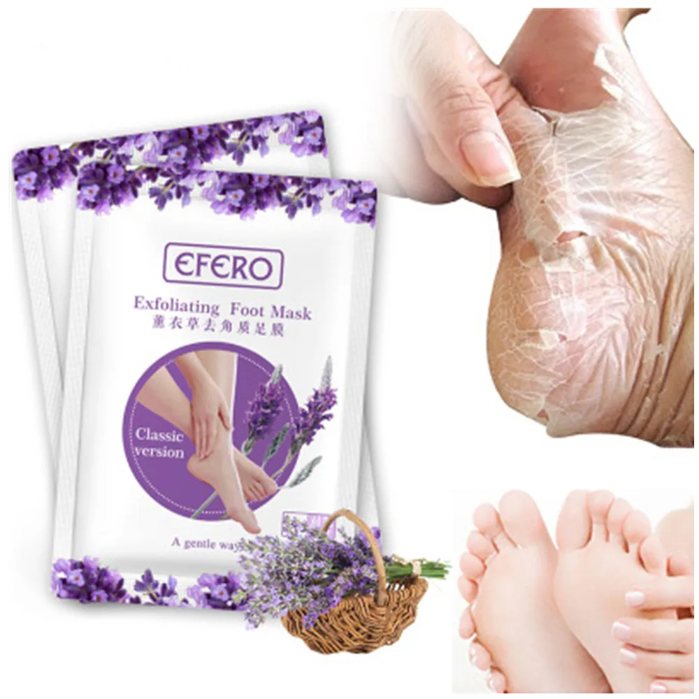 

1Bag/2Pair Exfoliating Foot Mask Pedicure Socks Exfoliation for Feet Mask Remove Dead Skin Heels Foot Peeling Mask For Legs