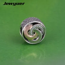 День матери, взаимосвязанные круги, амулеты, 925 Стерлинговое Серебро, ювелирное изделие, сердце, бусины, подходят для браслета из бисера, сделай сам, хорошее ювелирное изделие GD111