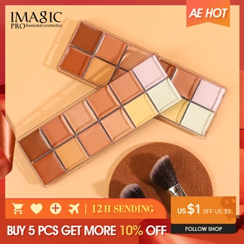 

IMAGIC Face Foundation Base Makeup Matte Oil Control Concealer Full Coverage Liquid Foundation Cream Cosmetics Maquiagem