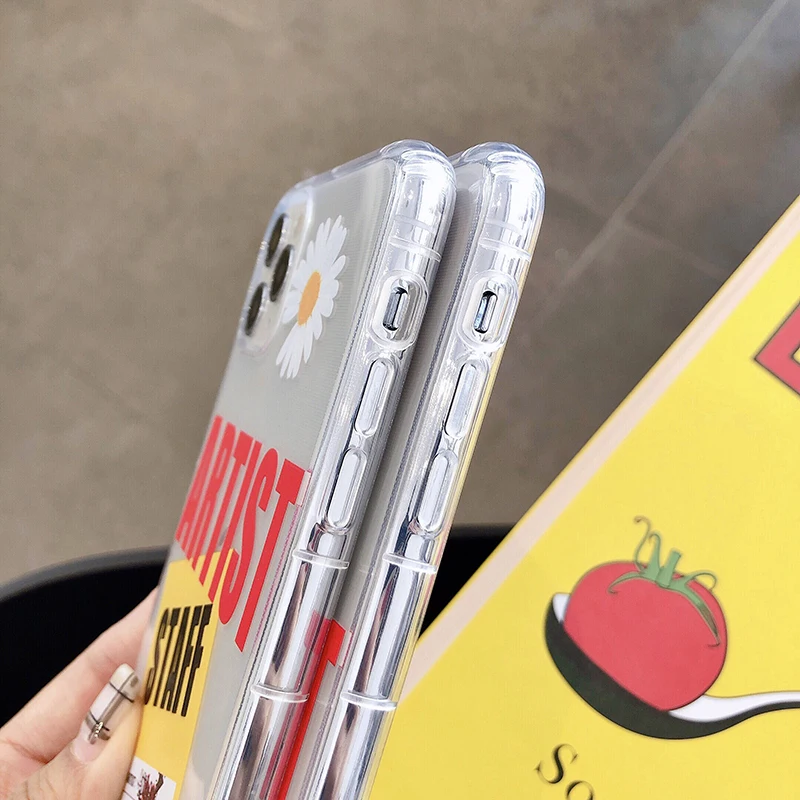 Модный чехол для телефона G dragon peaceminusone x Fragment Daisy для iphone 6 s 7 8 plus 11 pro X Xs Max Xr прозрачный мягкий чехол Fundas