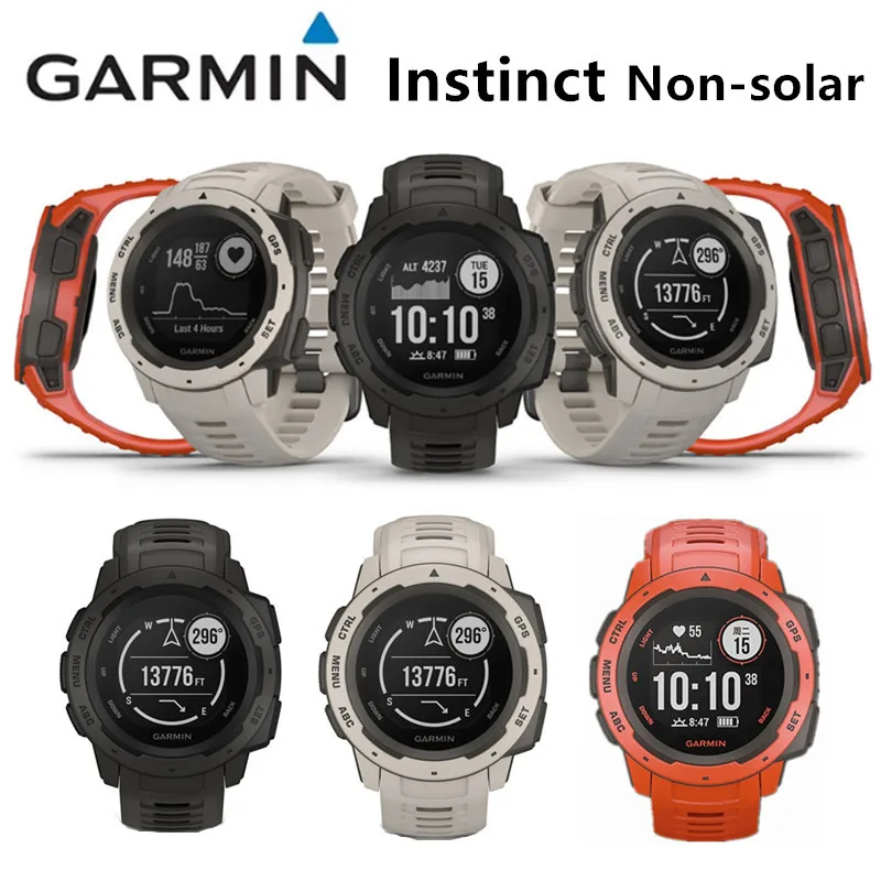 Спортивные часы Garmin Instinct мониторинг пульса бег GPS Beidou уличные б/у Восстановленный