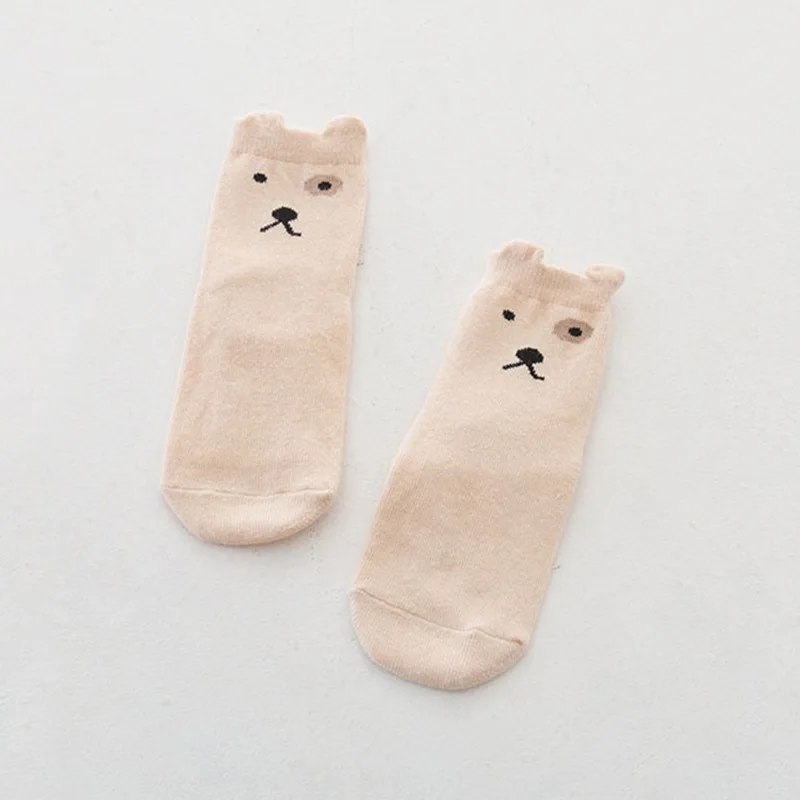 Korean-style Spring And Autumn New Style Children's Socks Men And Women Baby Cartoon Short Socks Peas Eye Puppy Socks Infants Sl