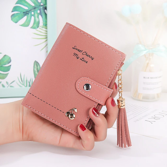 2020 Tassel Women Wallet Small Wallet Women Short Leather Women Wallets  Zipper Purses Portefeuille Female Purse Clutch Carteras - Wallets -  AliExpress