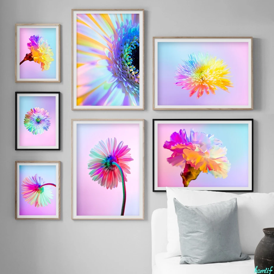 Diamond Embroidery Chrysanthemum Carnation Colorful Flower Mosaic Christmas Gifts Painting Full Rhinestones | Дом и сад