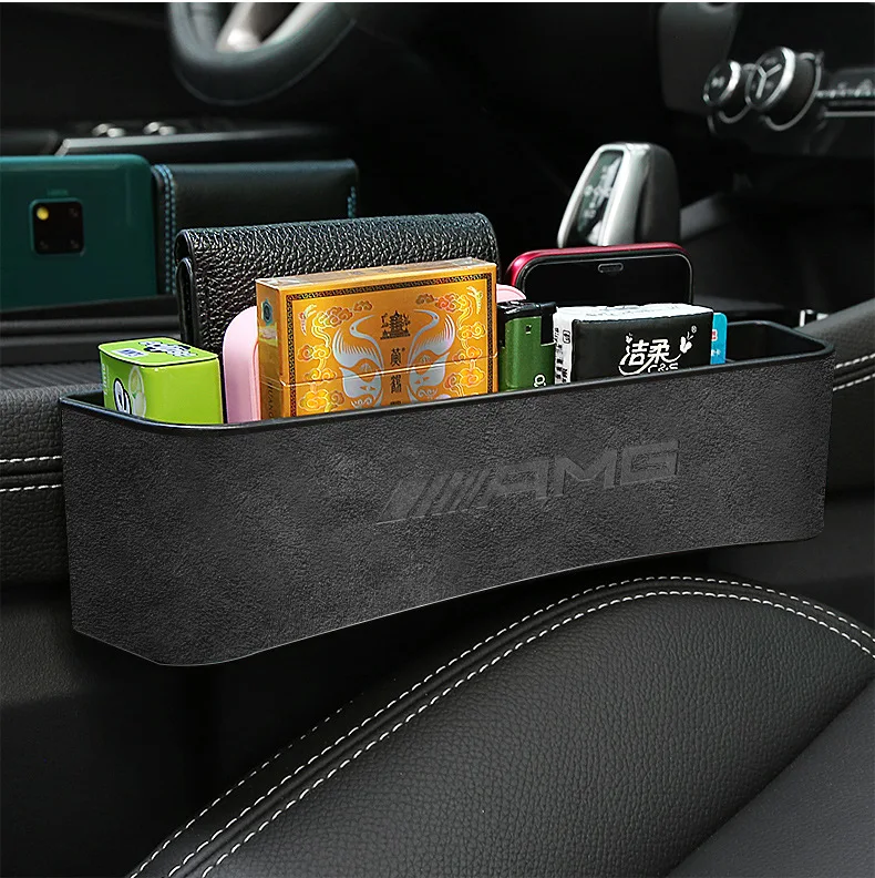 

Car Seat Gap Slit Pocket Catcher Organizer Cashmere Leather Storage Box Phone Bottle Cups Holder Auto Car Accessories interior