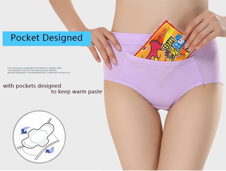 high waisted thong underwear LANGSHA New Leak Proof Menstrual Panties Physiological Pants Women Underwear Period Soft Cotton Waterproof Briefs Dropshipping high waisted seamless underwear