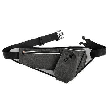 

Outdoor Sports Double Storage Marathon Water Bottle Pockets Waterproof Close-Fitting Running Pockets and Mobile Phone Pocket