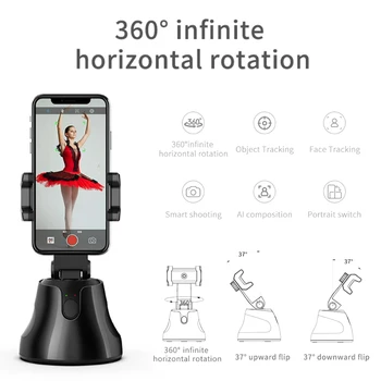 

Durable Phone Stabilizer Automatic Tracking Bluetooth Stable Black 360° Handheld Gimbal Action Camera Promotion Steel
