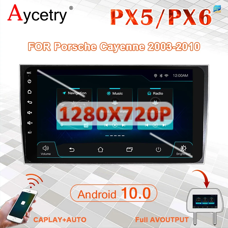 IPS DSP 4G 64G Android 10 автомобильный мультимедийный плеер dvd GPS навигация для Porsche Cayenne S GTS