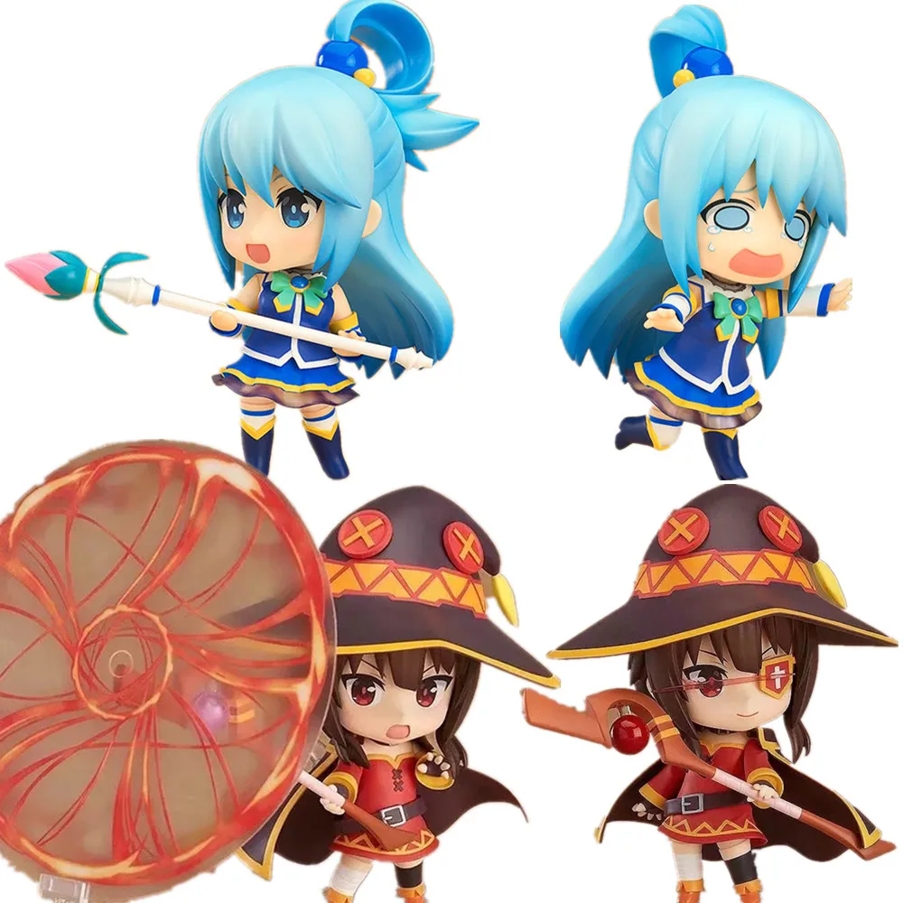 

KonoSuba God's Blessing on this Wonderful world Nendoroid 630 725 PVC Action Figures toys Figuras Anime For Xmas gifts