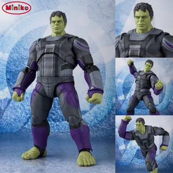 

Miniko 21cm Marvel Movie Avengers Endgame Infinity War SHF Hulk Bruce Banner Action Figure Toy Doll Christmas Birthday Gift