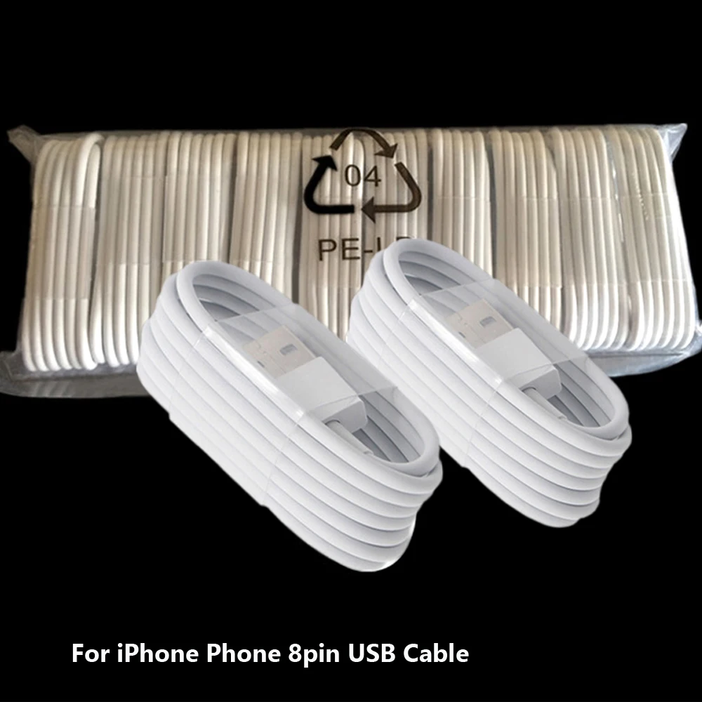 Кабель USB 8-контактный для iPhone X, XR, 11, 6s, 7plus, 12 5S, iPad 4 mini,mini 2, 10 шт.