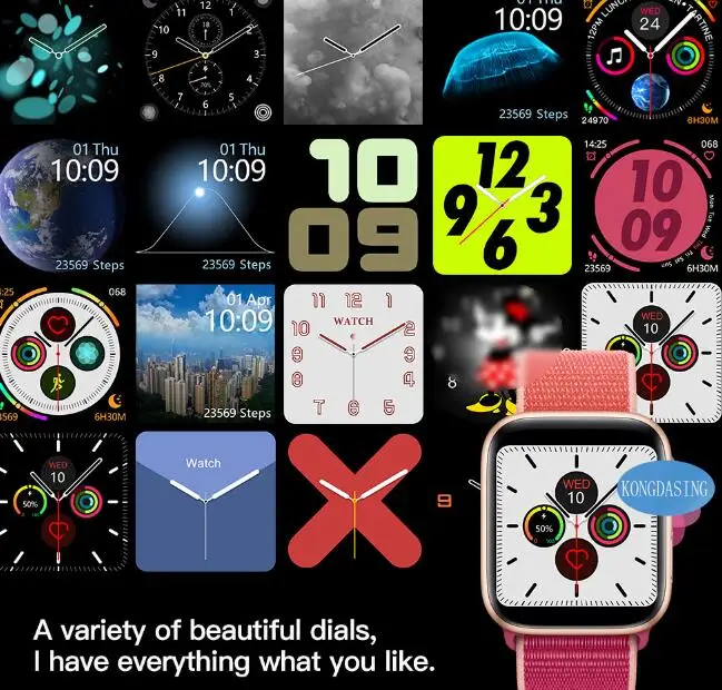 IWO 12 часы серии 5 1:1 Смарт часы 40 мм 44 мм Bluetooth часы iwo12 для apple iPhone IOS Android управление Siri PK IWO 11