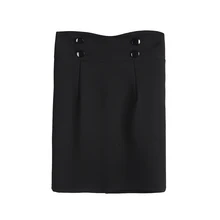 Двубортный мешок бедра рыбий рот эластичный женский сплит шаг Профессиональный Высокая талия юбка