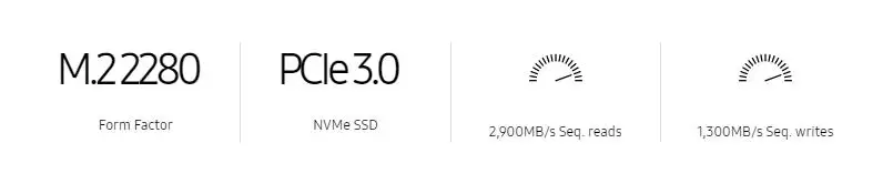 Samsung-disco rígido ssd m.2, hd interno de