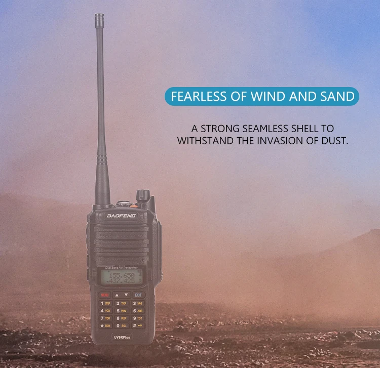 Высокая мощность Baofeng UV-9R plus Водонепроницаемая рация для двухсторонней радиосвязи дальность 15 км cb радио comunicador рация