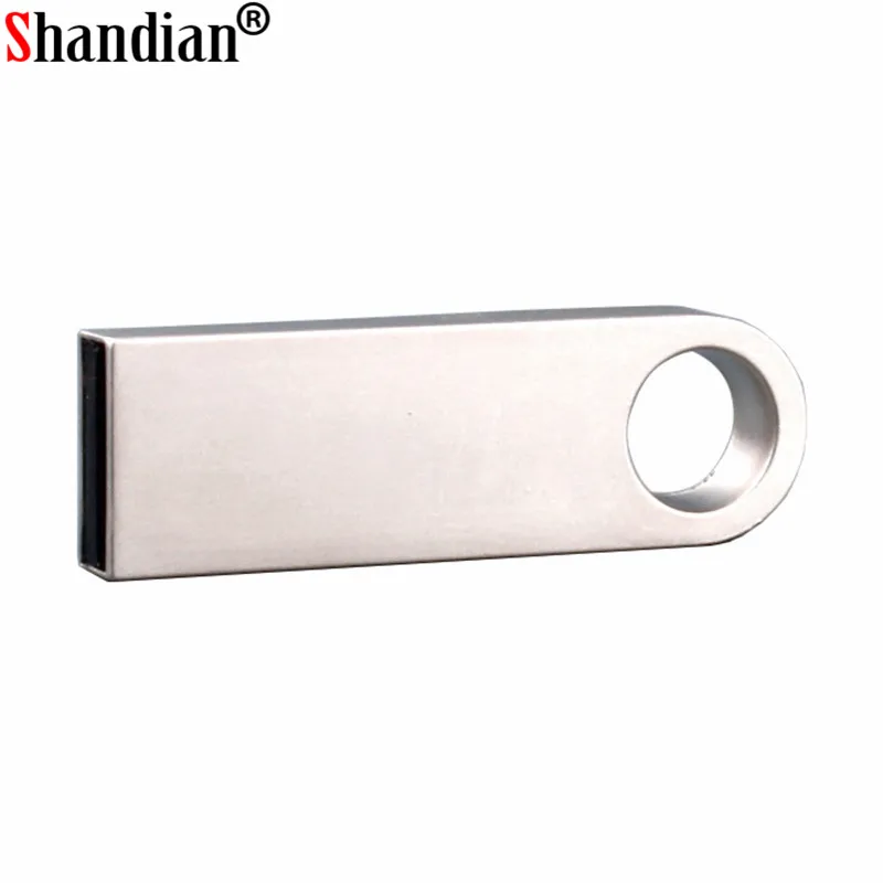 Внешний флэш накопитель SHANDIAN из нержавеющей стали 4 ГБ 8 16 32 ГБ|USB флэш-накопители| |