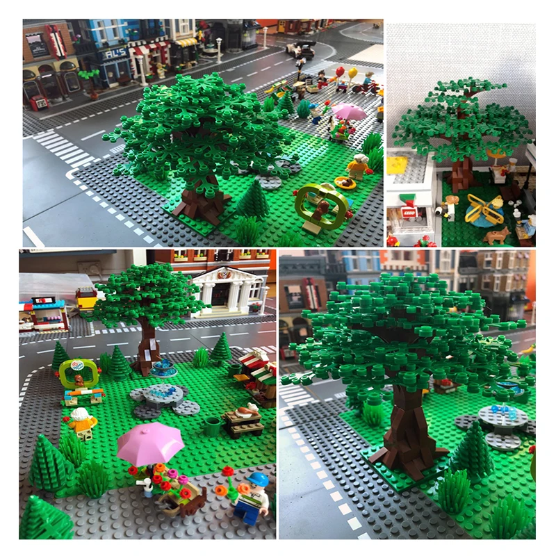 Детали Moc для самостоятельной сборки кубики Palymobil Creator Ideas украшения деревьев сада
