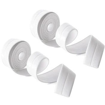 

2PCS Self-Adhesive Sealing Tape Mildewproof Waterproof Tape Kitchen Wall Bathroom Waterproof Sticker Sink Tape