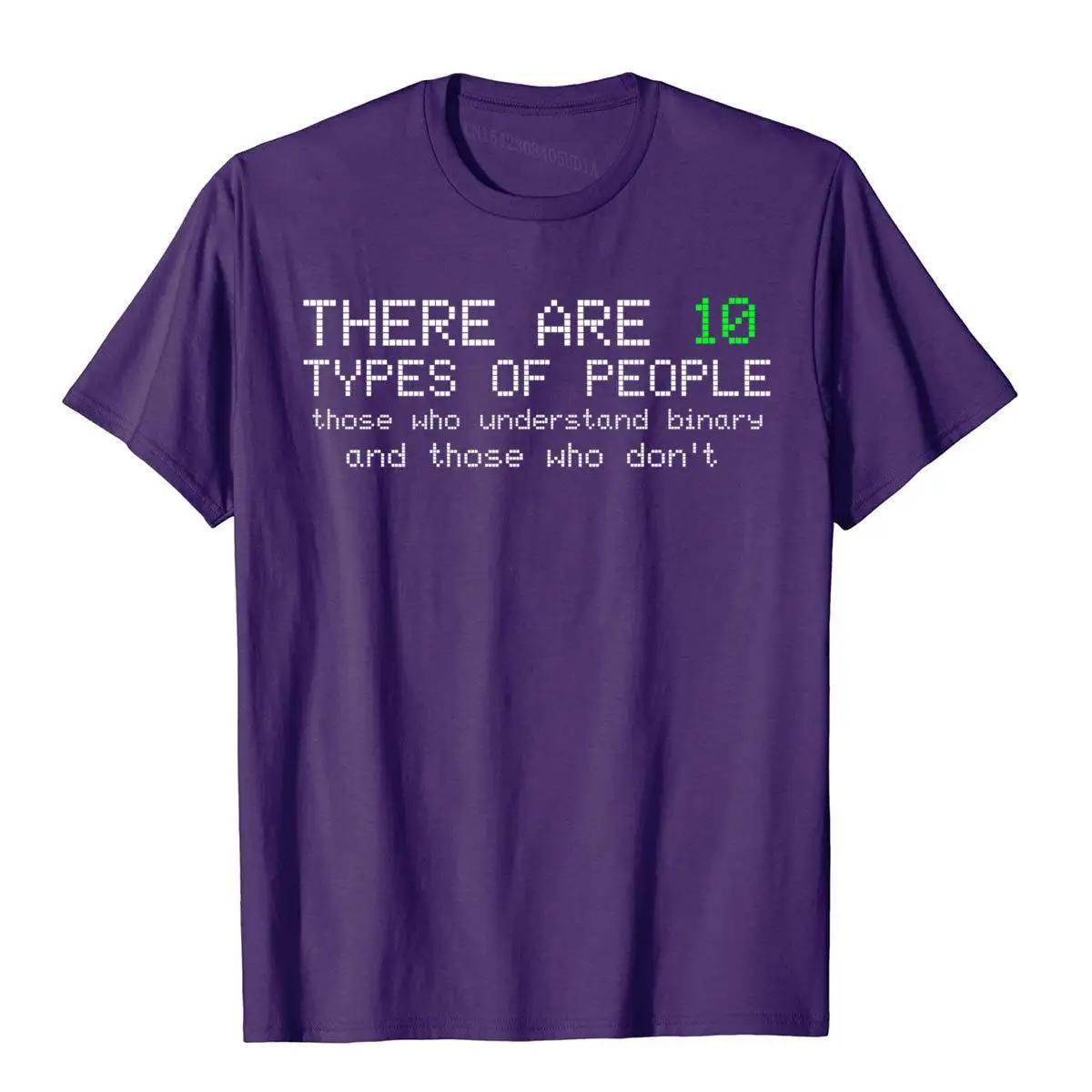 There Are 10 Types Of People Binary Funny Computer Nerd Gift Premium T-Shirt__B13394purple