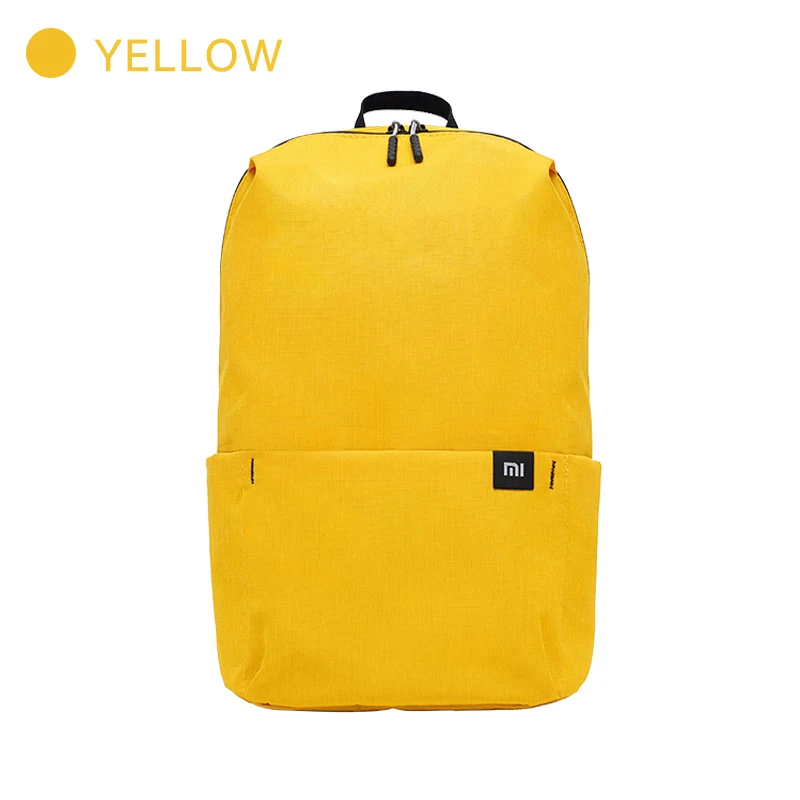 Yellow Официальный рюкзак Xiaomi 10L, водонепроницаемая сумка, 10 цветов, для спорта и отдыха, маленький размер, нагрудная сумка, унисекс, для мужчин, женщин и детей - Цвет: Yellow