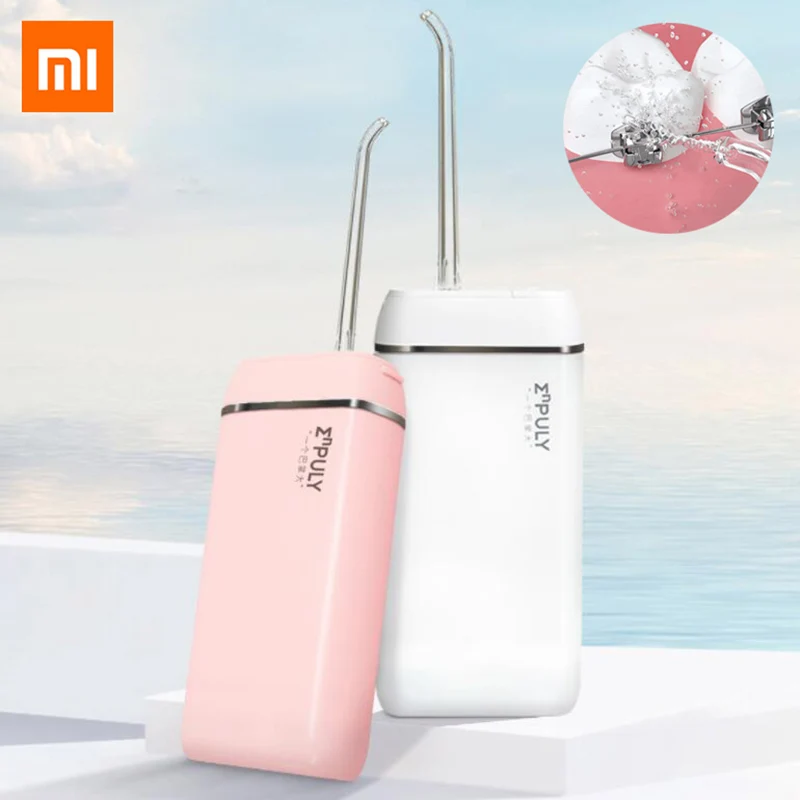 Xiaomi Enpuly New Mini Portable Oral Irrigator M6 Plus Updated Version TYPE-C Dental Water Floss Ipx8 Waterproof 140ml | Электроника