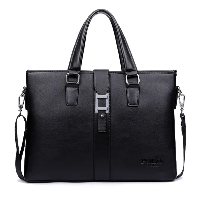 

Batch Men's Business Handbag A4 Document Genuine Leather Shoulder Men's Bag Leather Bag 14-Inch Cross Computer Bag