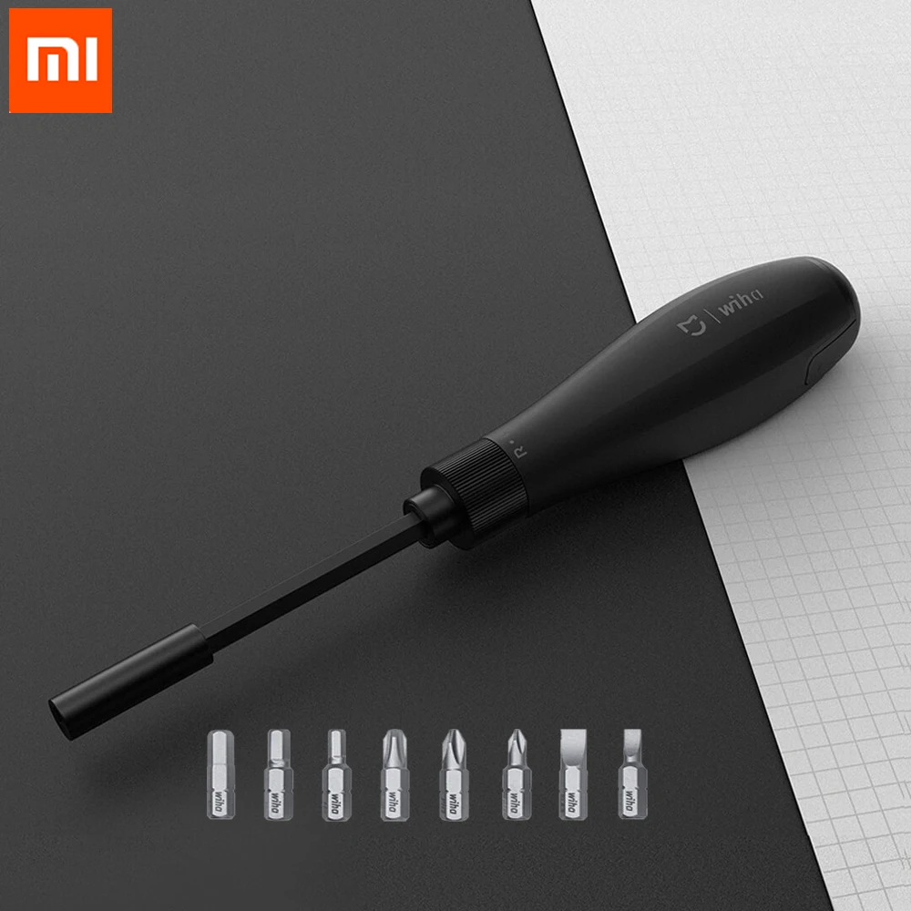 

Hot Xiaomi Mijia Wiha 8 In 1 Screwdriver Kit Multi-function High Precision Bite Cartridges Screwdriver Repair Tools Smart Home