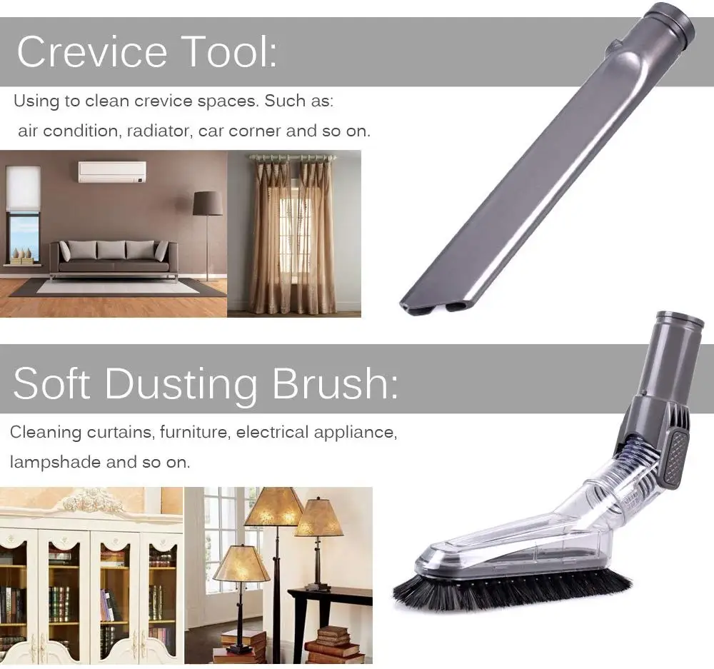 Вакуумный вложения Замена для Dyson V6 DC44 DC33 DC35 DC39 DC58 DC59 DC62 DC61 пылесос