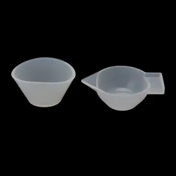 

12Pcs Silicone Mixing Measuring Cups UV Resin Mold DIY Casting Jewelry Tool Kit N58F